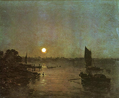 Moonlight a Study at Millbank William Turner